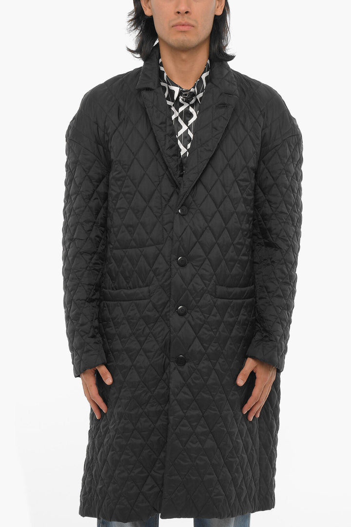 Random Identities Nylon Quilted Coat