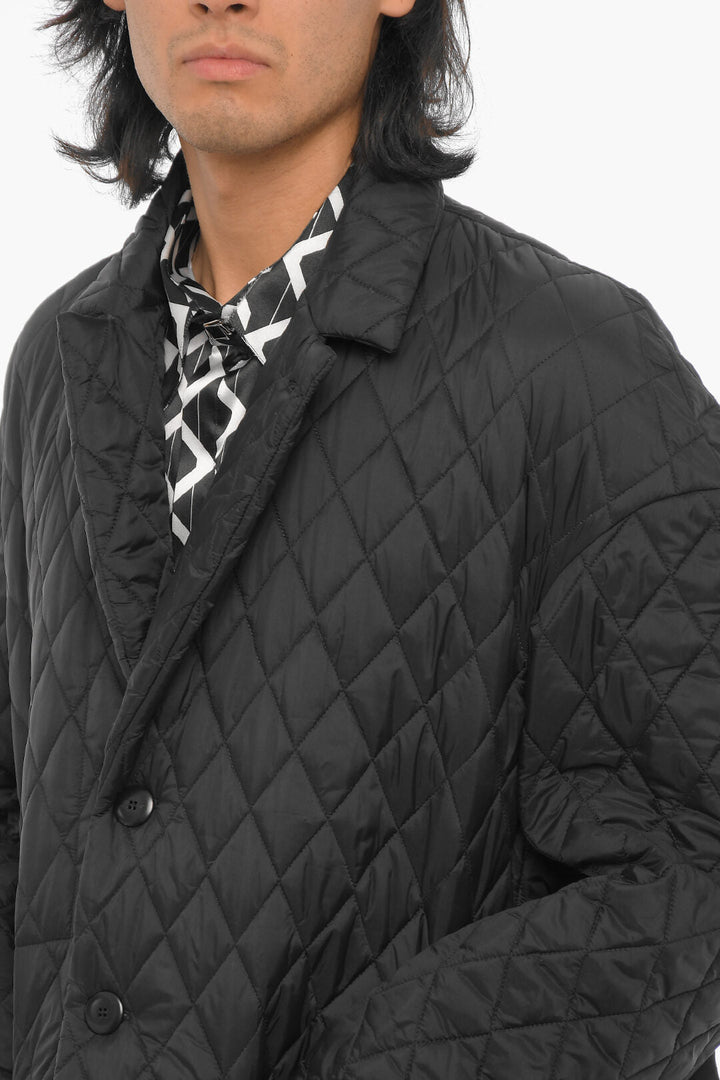 Random Identities Nylon Quilted Coat