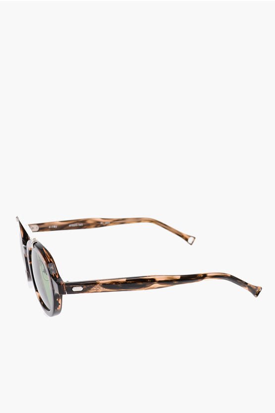 Accessories - Sunglasses - OAMC Turtle Printed Rounded Sunglasses - 15287106 - Ask Me Wear