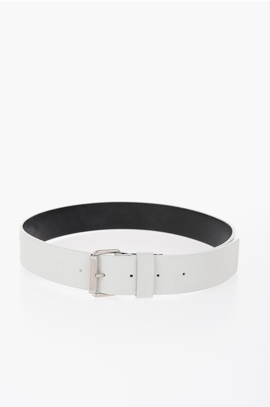 Accessories - Belts - Off - White Leather ROLLER Belt with Embossed Logo 40mm - 8052865432702 - Ask Me Wear