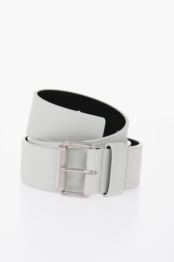 Accessories - Belts - Off - White Leather ROLLER Belt with Embossed Logo 40mm - 8052865432702 - Ask Me Wear