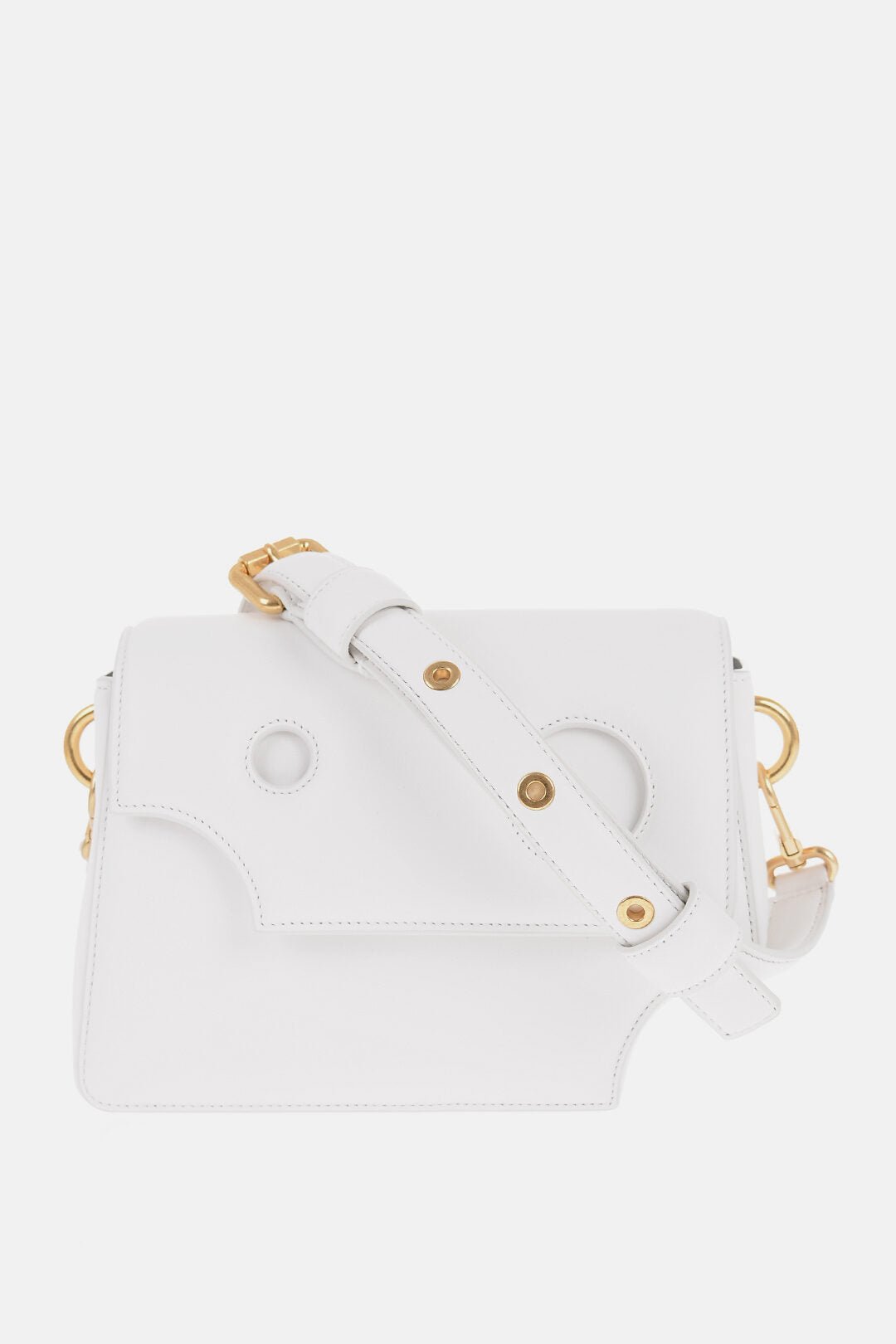 Other - Off - White Leather Shoulder Bag wit Cut - Out Details - GC120240600412 - Ask Me Wear