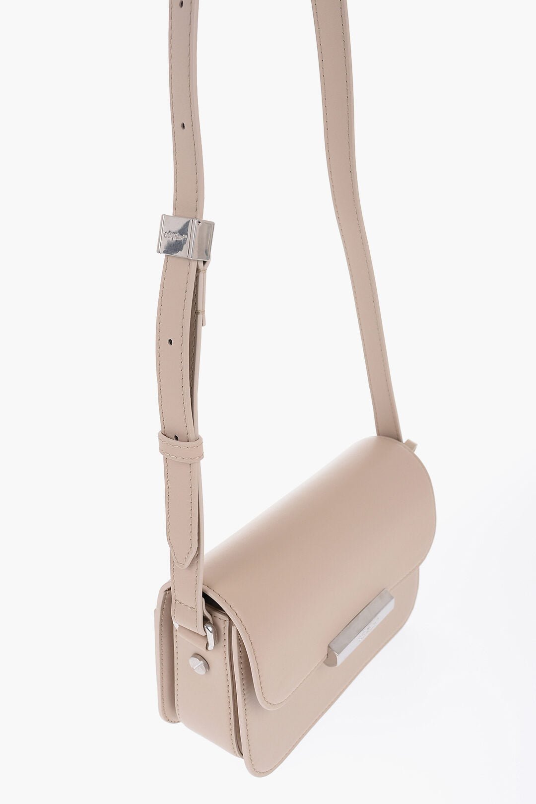 Other - Off - White Leather Shoulder Bag with Metal Detail - 8051594201764 - Ask Me Wear