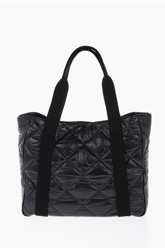 Bags - Opening Ceremony Quilted Nylon BOX LOGO Tote Bag - 8053309073031 - Ask Me Wear