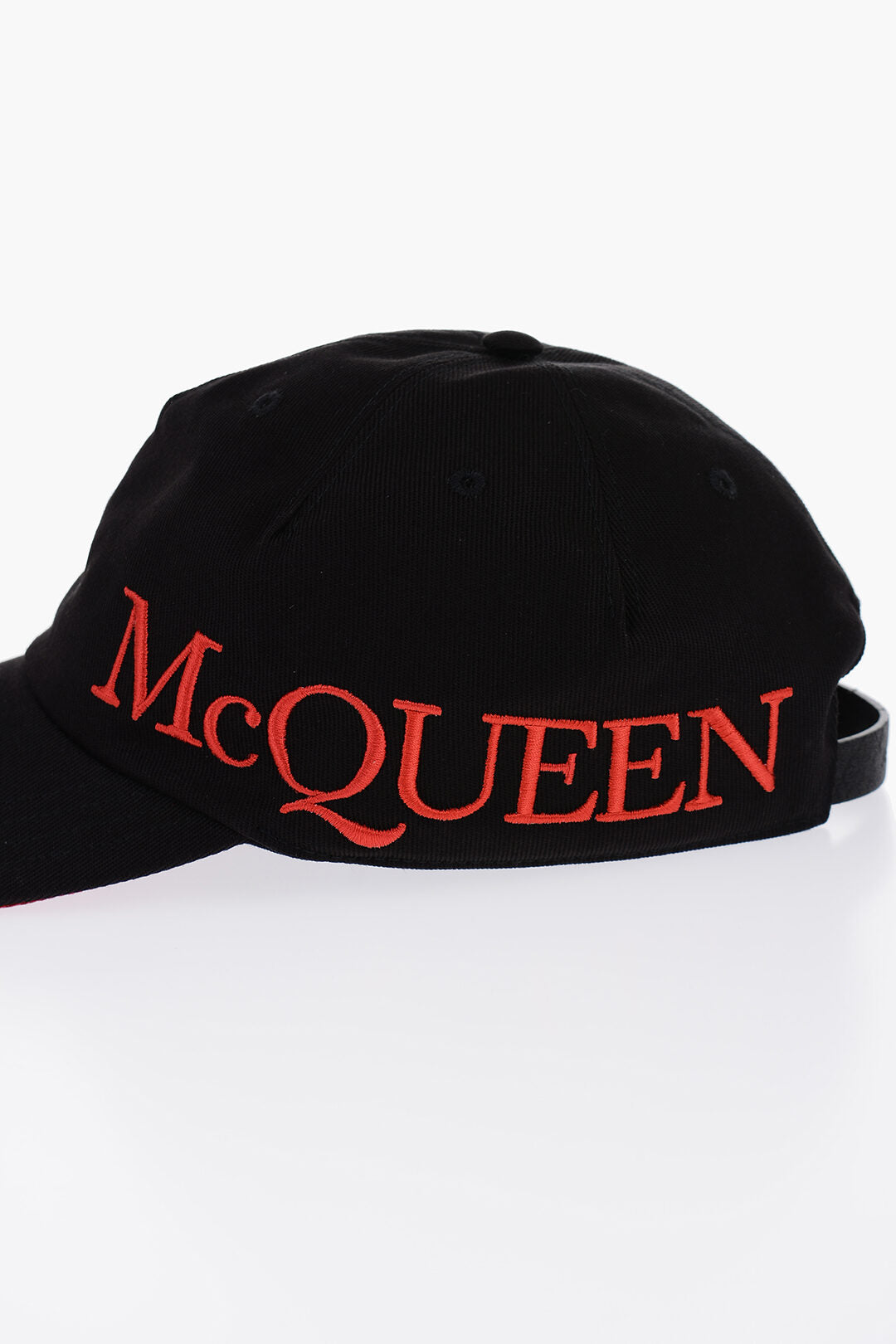 Alexander McQueen Oversized Cap with Embroidery Logo