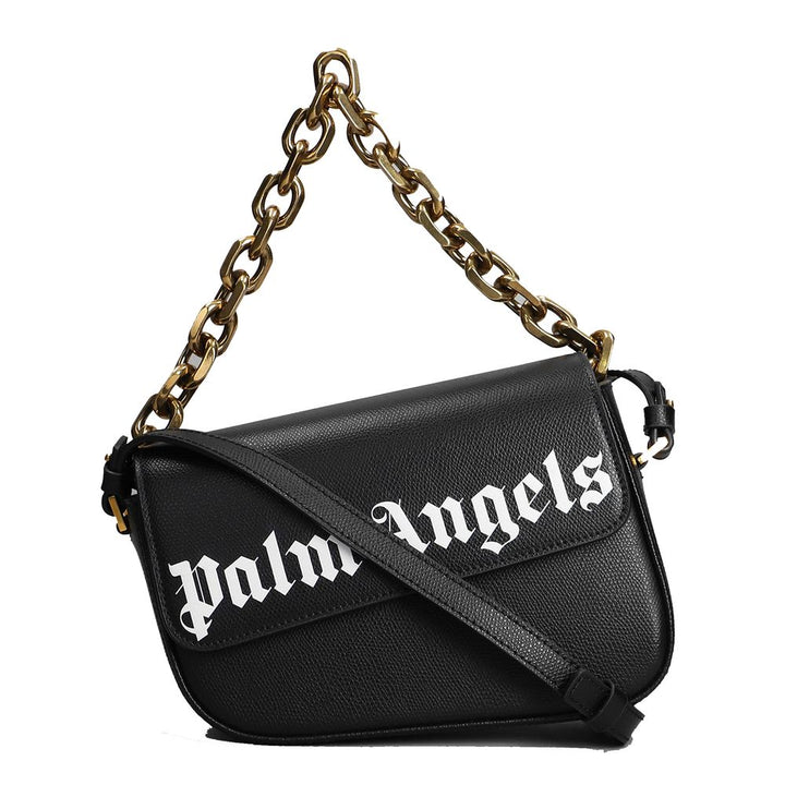  - Palm Angels Black Leather Crossbody Bag - PAAN - 13910 - Ask Me Wear