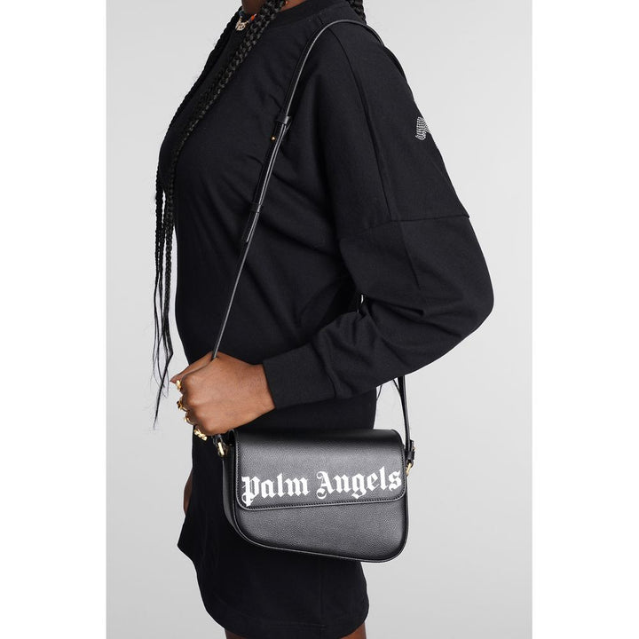  - Palm Angels Black Leather Crossbody Bag - PAAN - 13910 - Ask Me Wear