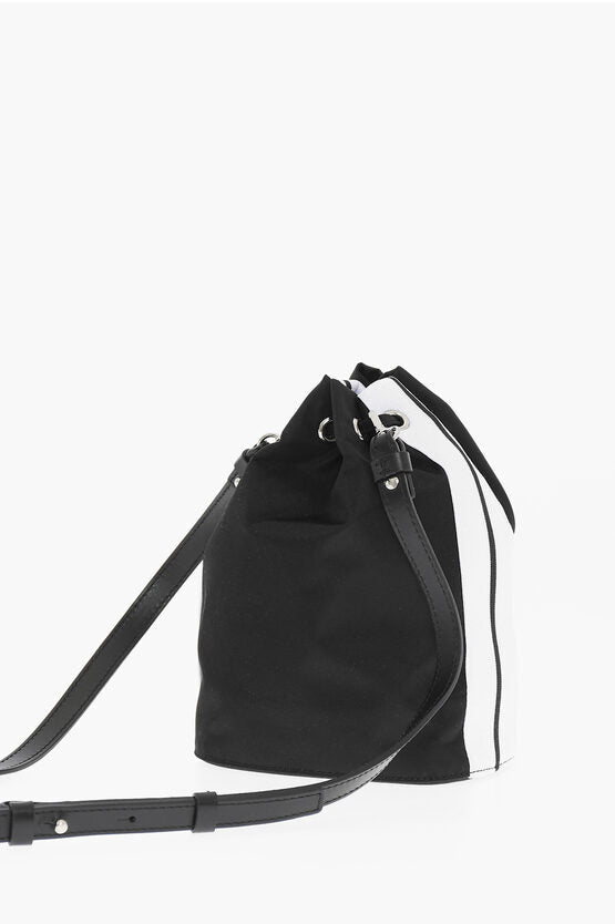 Bags - Palm Angels Nylon VENICE TRACK Bucket Bag with Double Side Bands - 8052788848697 - Ask Me Wear