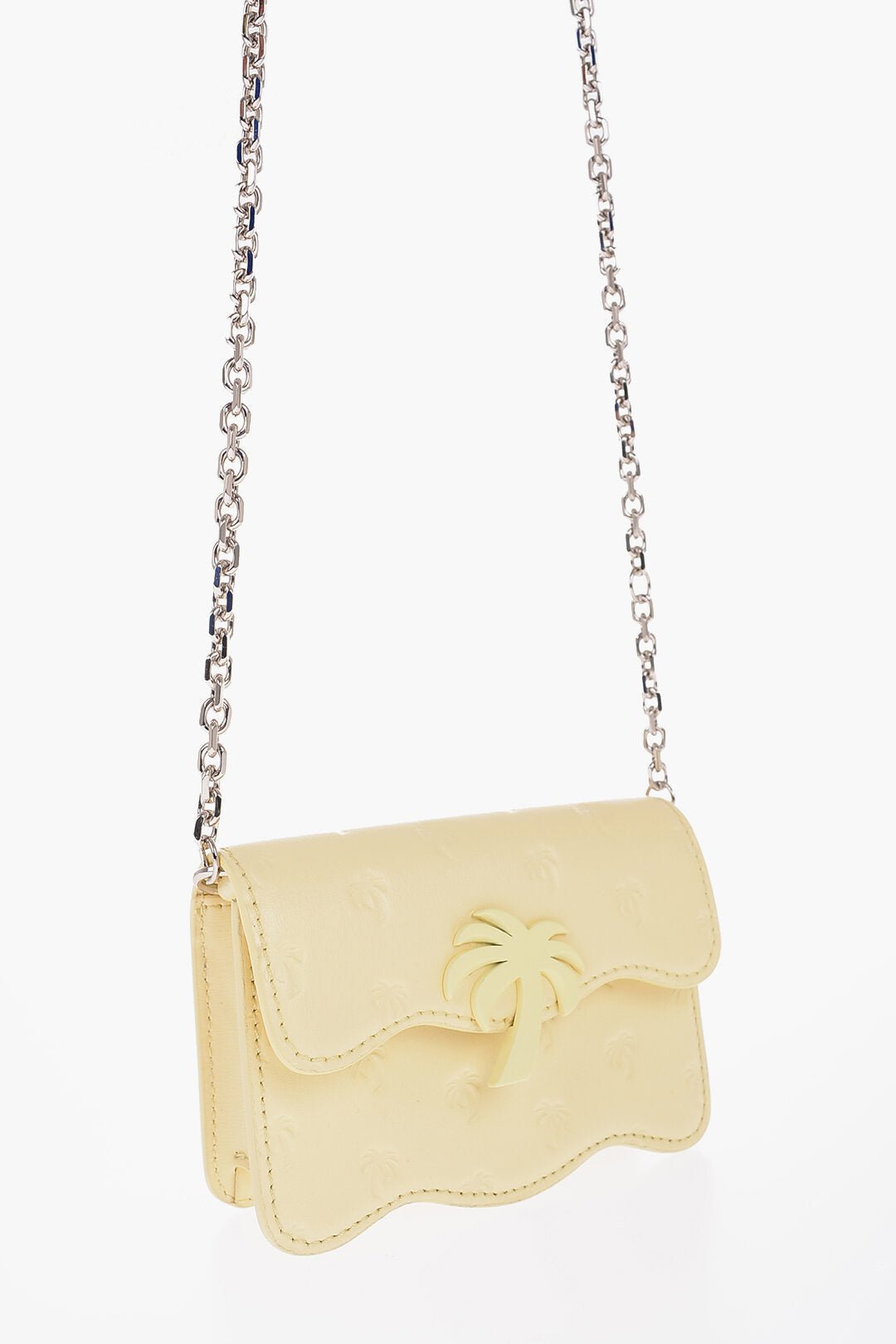 Other - Palm Angels Palm Tree Motif Leather Mini Bag with Chain Shoulder Strap - 8055167022022 - Ask Me Wear