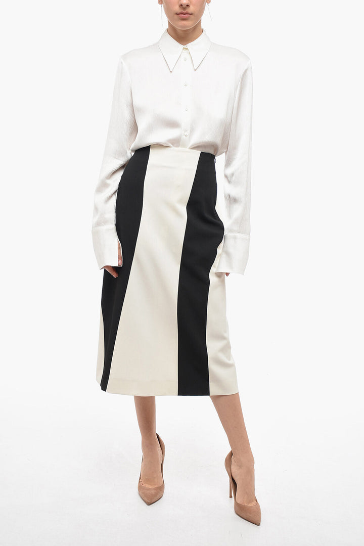 Calvin Klein Panel Pencil Skirt