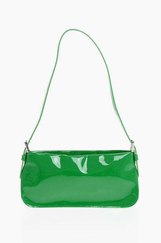 By Far Patent Leather DULCE Rectangular Shoulder Bag