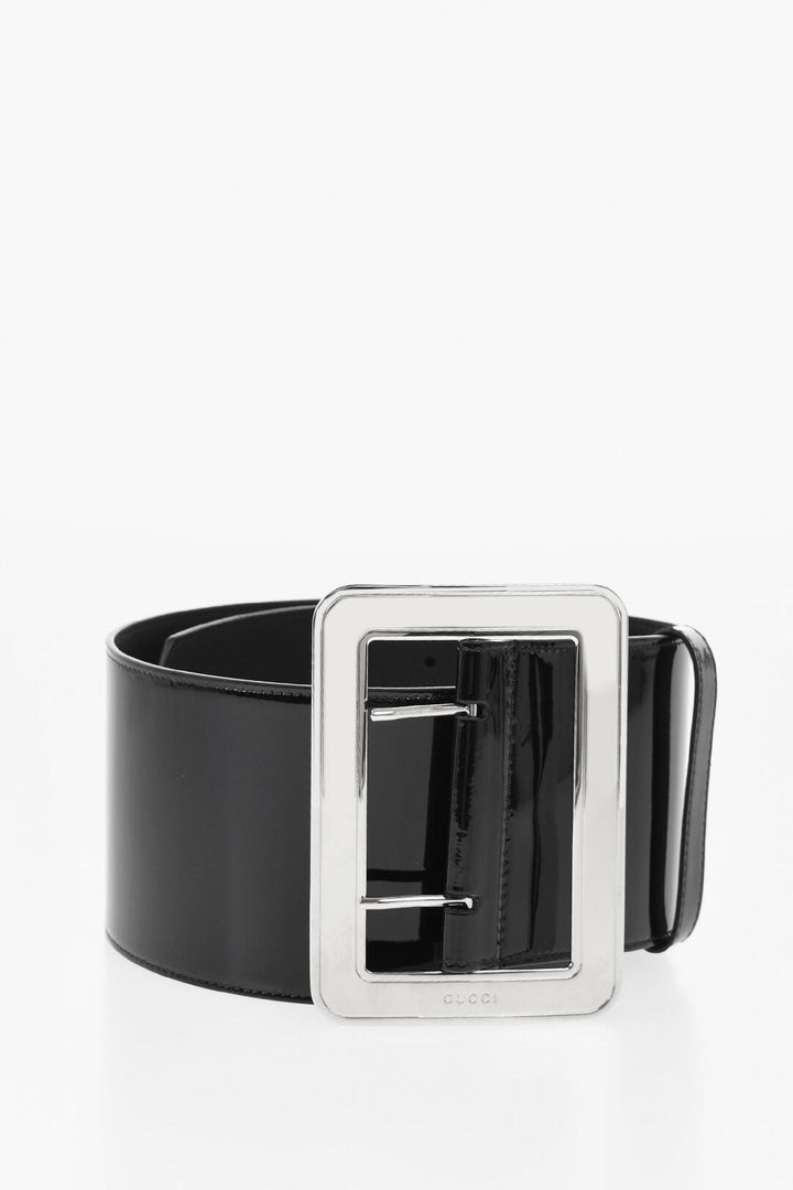 Gucci Patent Leather Maxi Belt 95mm