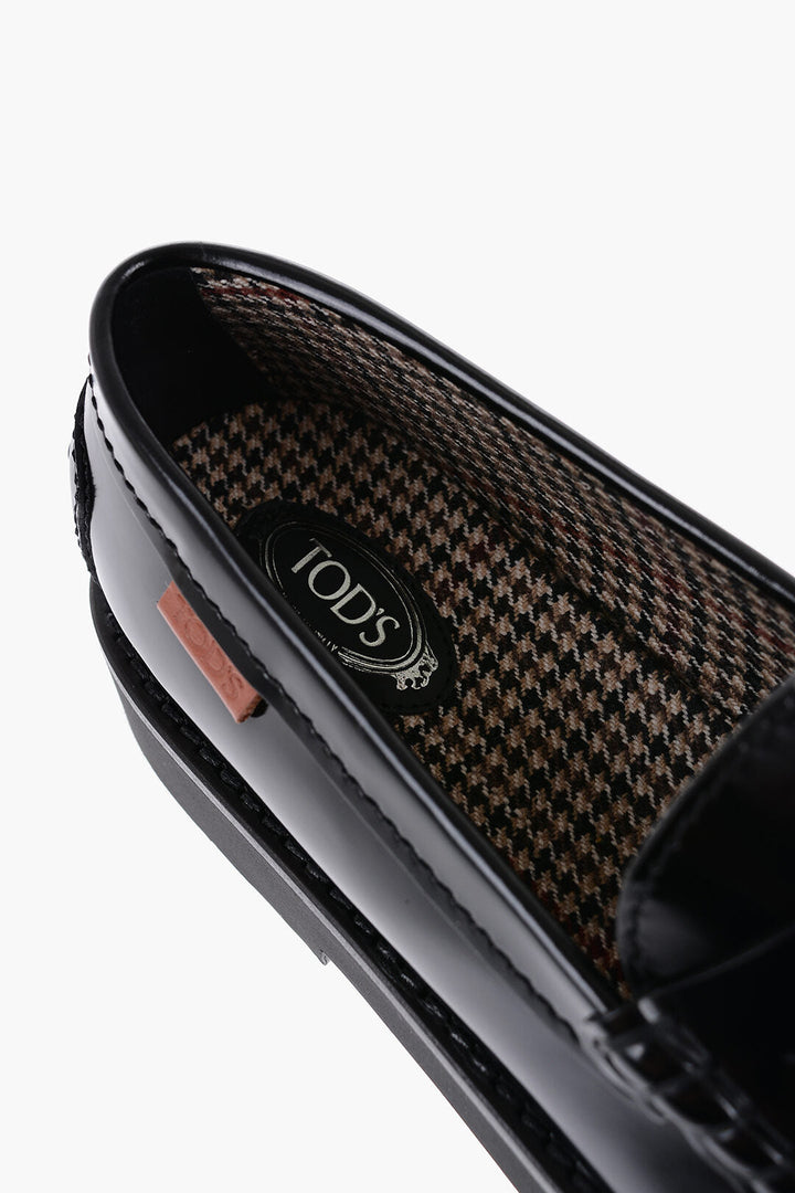 Tod's Patent Leather Penny Loafers