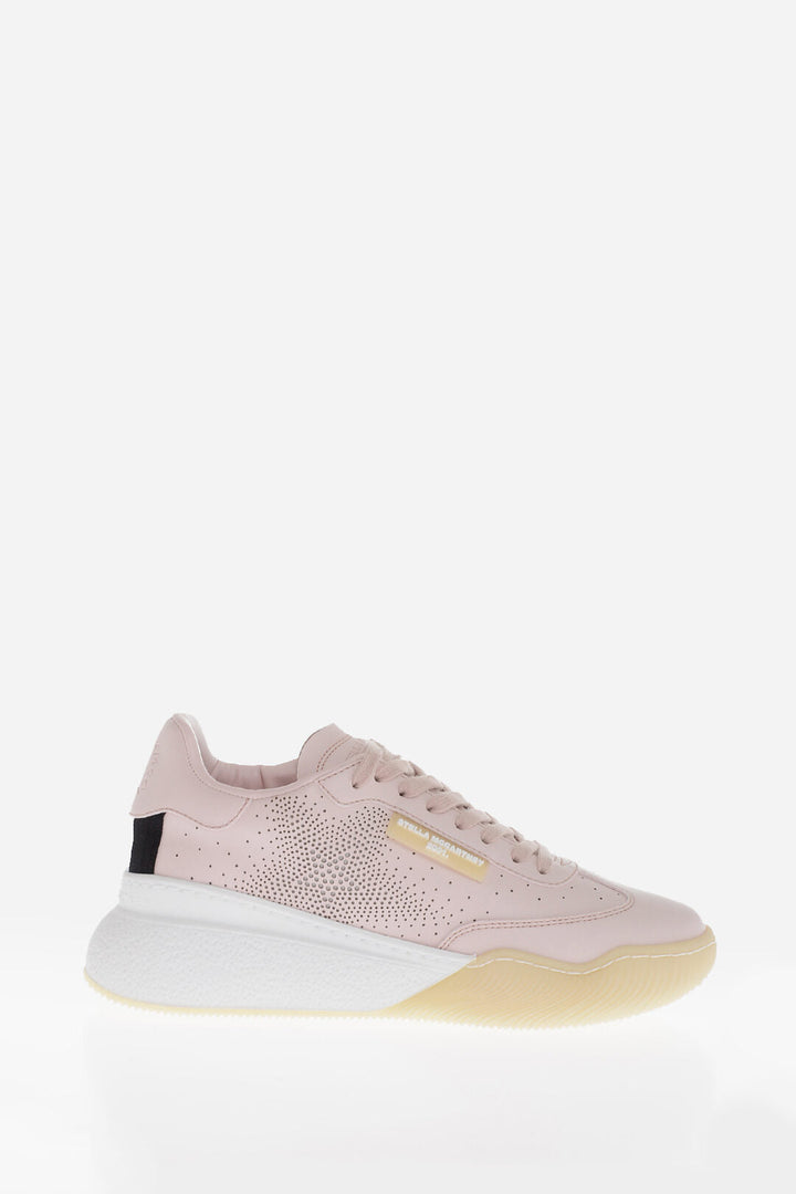 Stella McCartney Perforated Detail LOOP Eco-Leather Sneakers