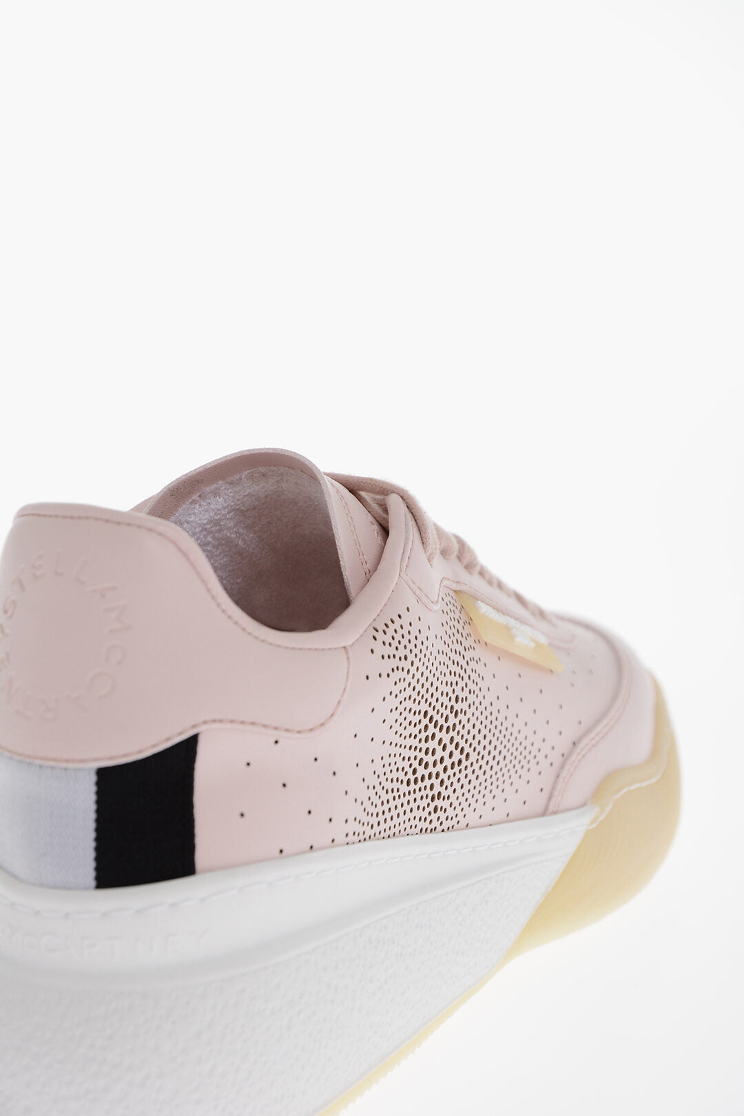 Stella McCartney Perforated Detail LOOP Eco-Leather Sneakers