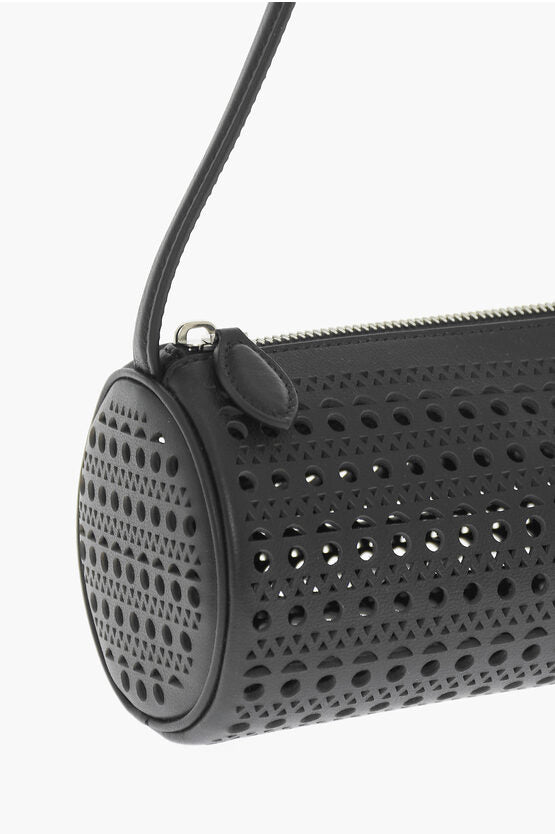 Alaia Perforated Leather Shoulder Bag