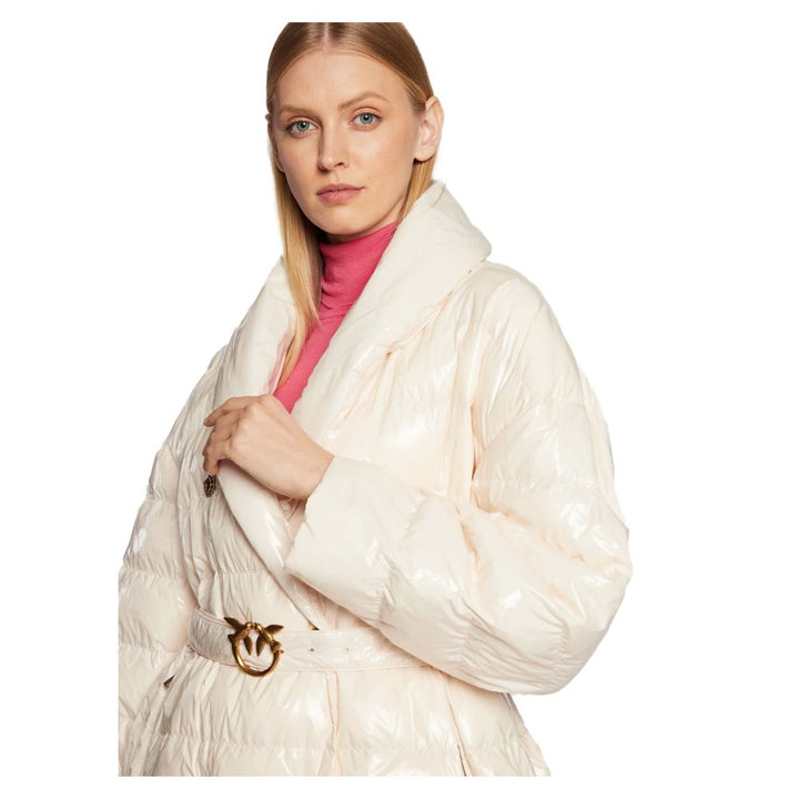  - PINKO Beige Nylon Jackets & Coat - PI - 13652 - L - Ask Me Wear