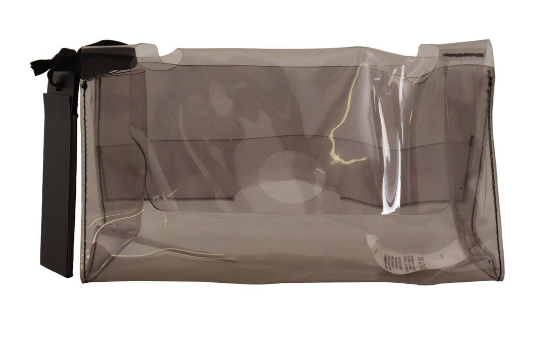  - PINKO Chic Transparent Clutch for Evening Elegance - VAS13033 - Ask Me Wear