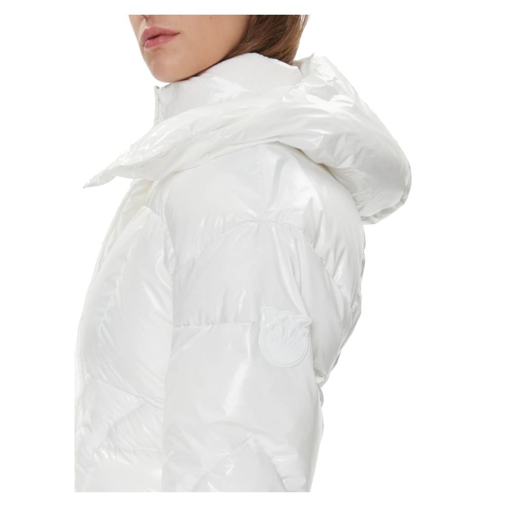  - PINKO White Nylon Jackets & Coat - PI - 13650 - IT42|M - Ask Me Wear