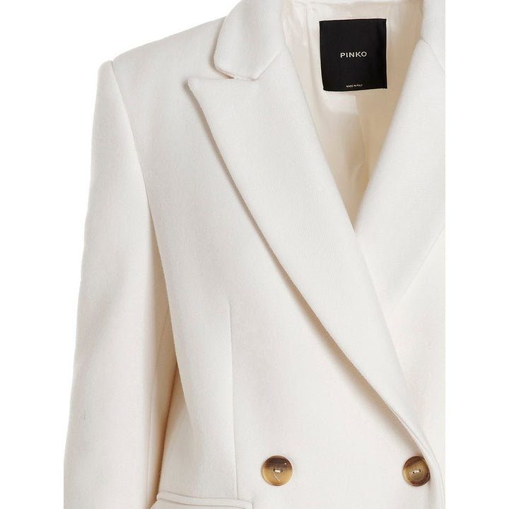  - PINKO White Wool Jackets & Coat - PI - 13660 - IT46 | L - Ask Me Wear