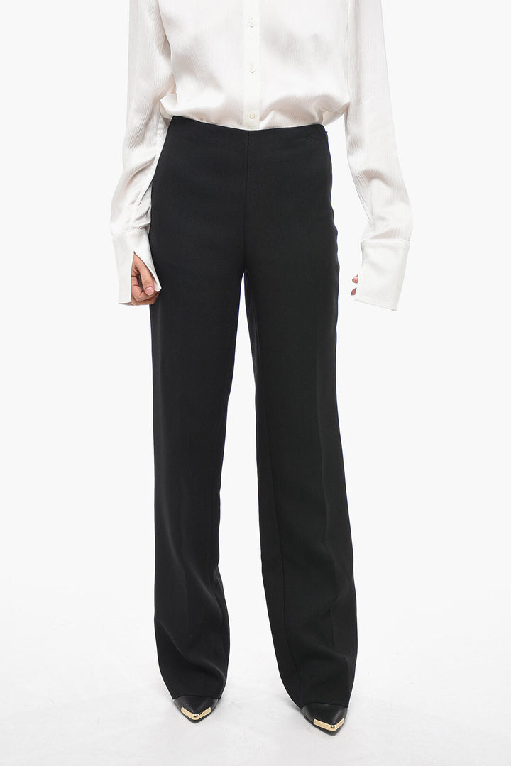 Salvatore Ferragamo Pleated High Waist Pants