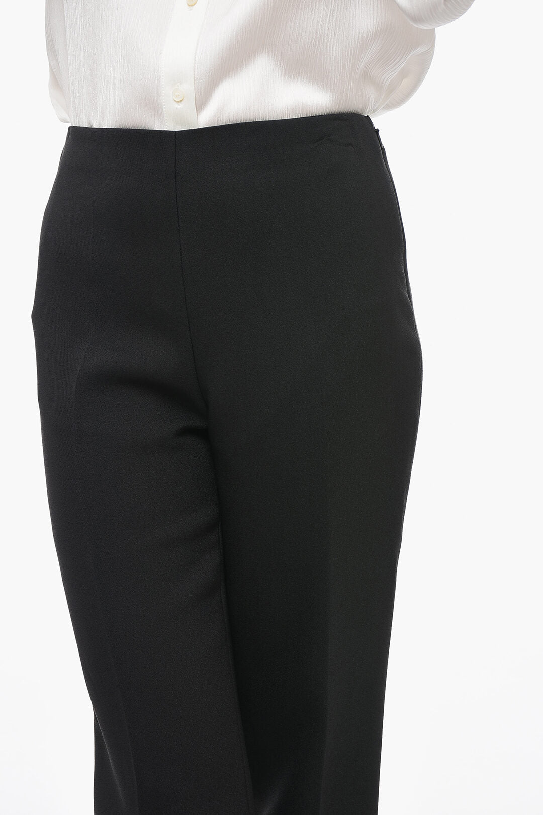 Salvatore Ferragamo Pleated High Waist Pants