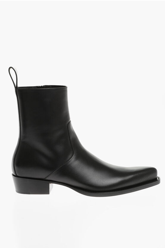 Bottega Veneta Pointed Leather Boots