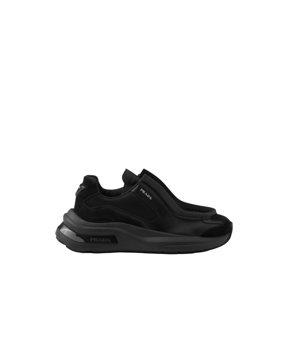 Shoes - Prada Men's Phaser Sneakers With Rubber Burlotto Detail - 2EG424 3C37 F0002 - 7 - Ask Me Wear