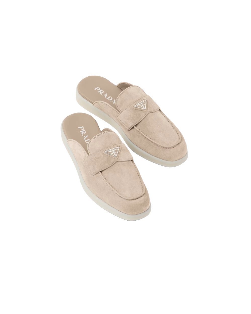 Shoes - Prada Suede Sabots Slides - 2DG125 103 F0F24 - 9 - Ask Me Wear