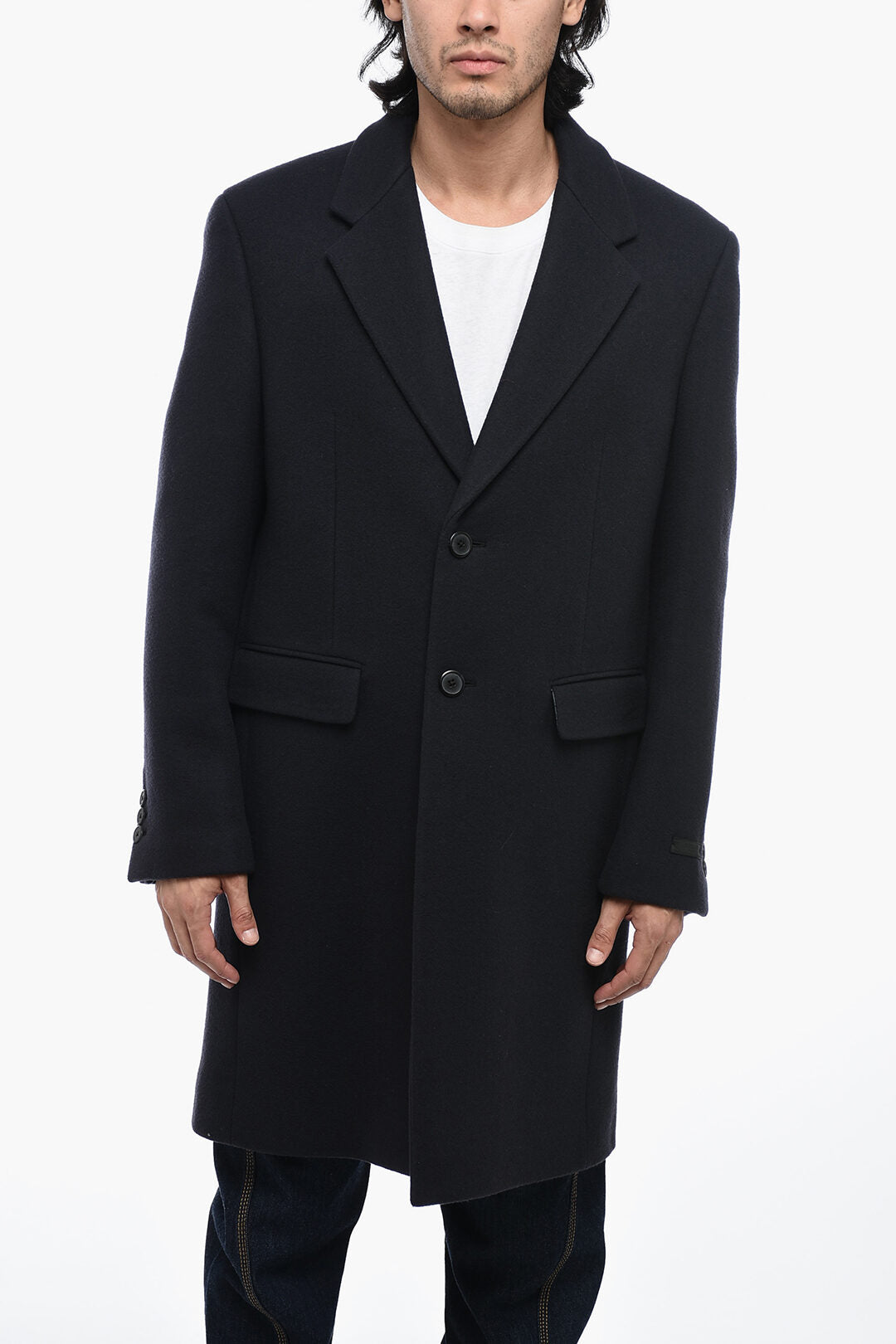 Other - Prada Virgin Wool Blended Coat with Oversized Fit - 8059792030025 - Ask Me Wear