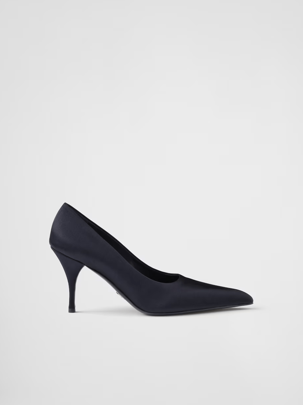 Prada - Prada Blue Satin Pumps - 1I484N_049_F0008_F_A085_37 - Ask Me Wear