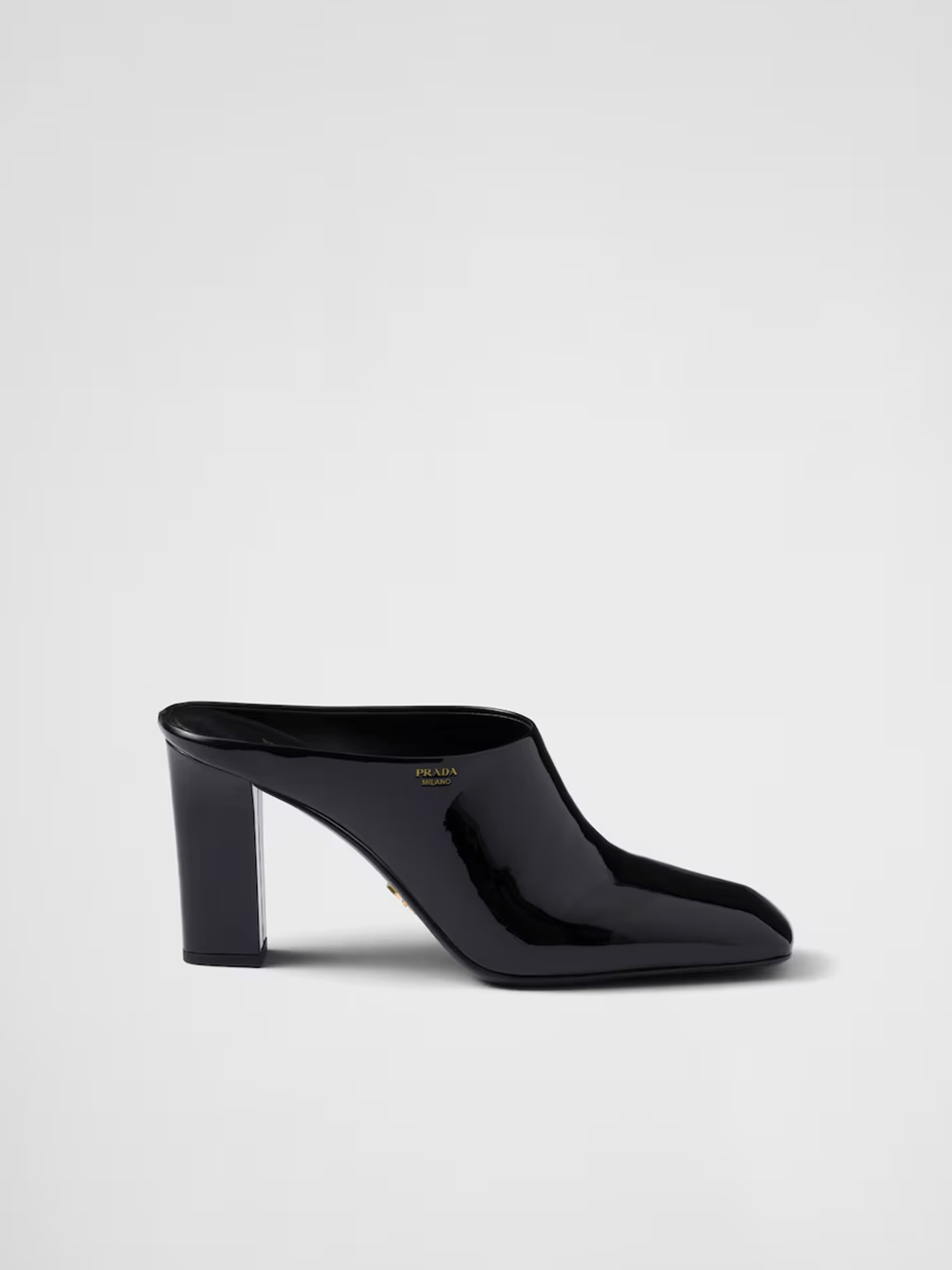 Prada - Prada Patent leather heeled sandals - 1I839N_069_F0002_F_085_37 - Ask Me Wear
