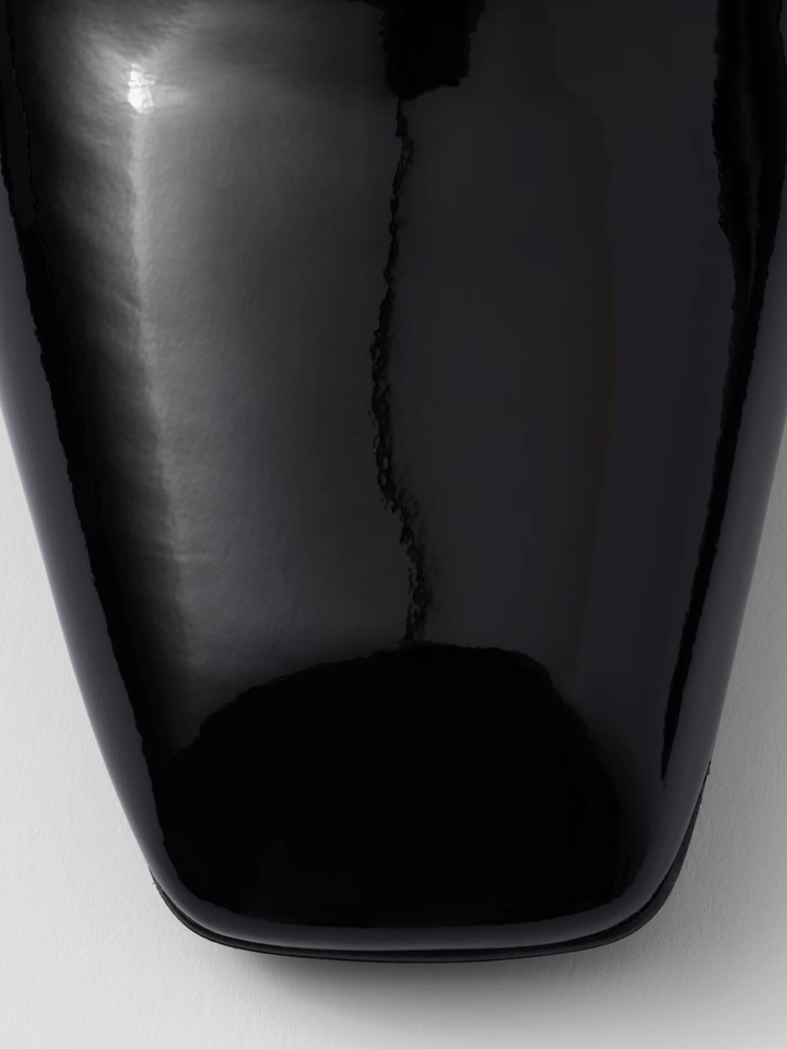Prada - Prada Patent leather heeled sandals - 1I839N_069_F0002_F_085_37 - Ask Me Wear