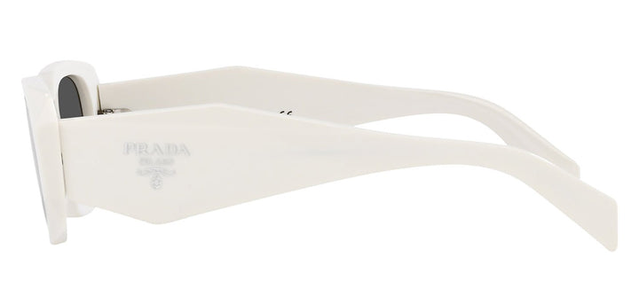 PradaSunglasses - Prada PR 17WSF 1425S0 Rectangle Plastic White Sunglasses with Grey Lens - PR_17WSF_1425S0_51mm - Ask Me Wear