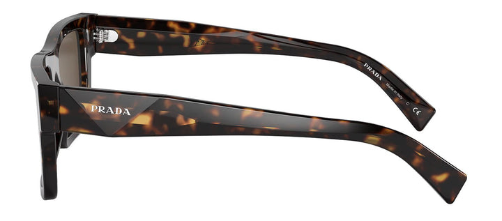PradaSunglasses - Prada PR 19WS 2AU8C1 Rectangle Plastic Tortoise Sunglasses with Brown Lens - PR_19WS_2AU8C1_52mm - Ask Me Wear