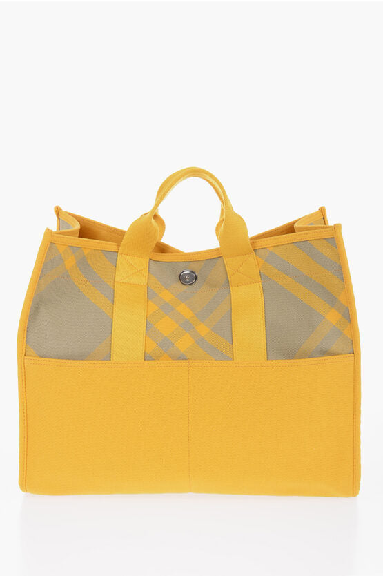 Burberry Printed Canvas Shopper Bag