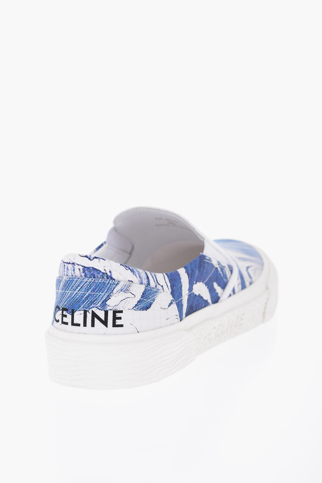 Celine Printed Fabric WAVES Slip-On Sneakers