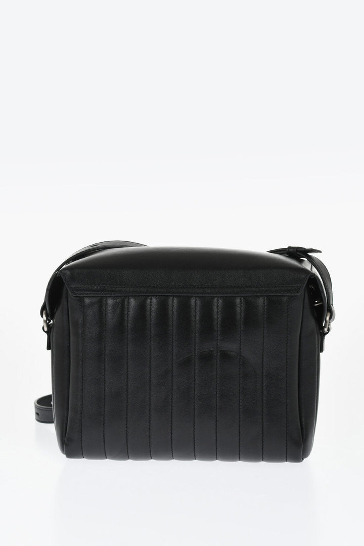 Jil Sander Quilted Leather LID Crossbody Bag
