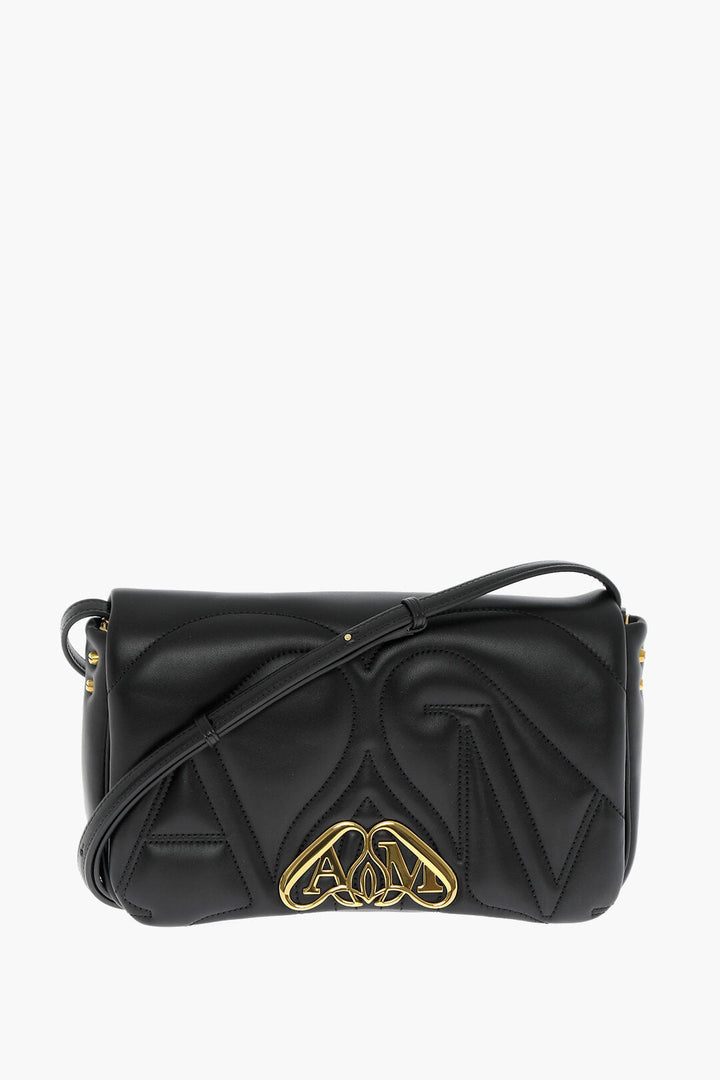 Alexander McQueen Quilted SEAL Bag with Removable Shoulder Strap