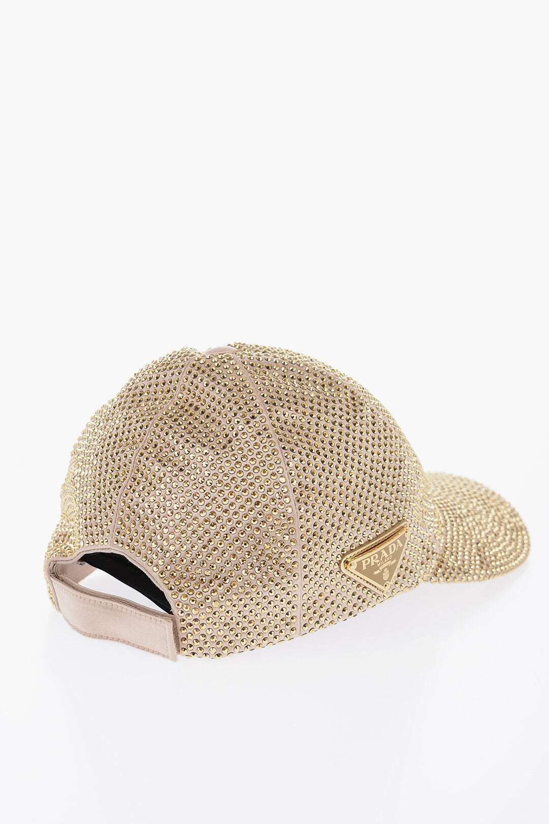 Prada Rhinestone Embellished Baseball Cap