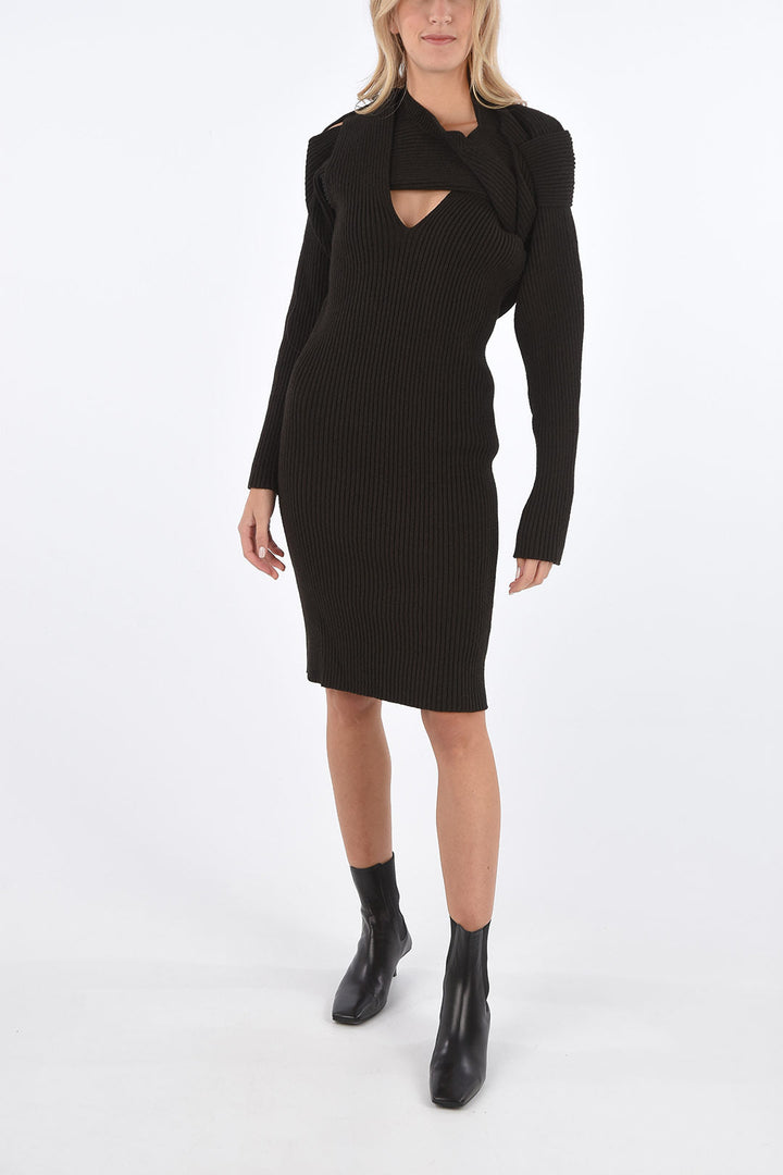 Bottega Veneta Ribbed Unstructured Dress