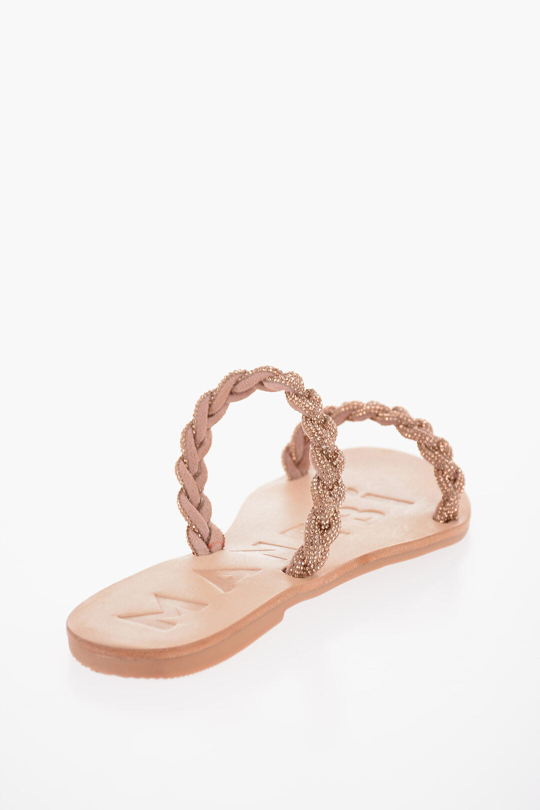 Manebi Rinestoned Braided Bands HOLLYWOOD Sandals