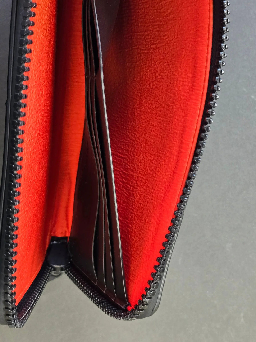 Bottega Veneta Zipper Around Leather Wallet