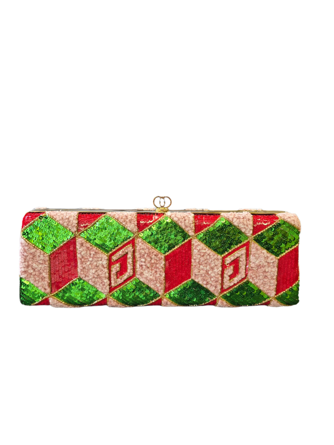 Gucci Broadway Embellished Sequins & Crystals Clutch
