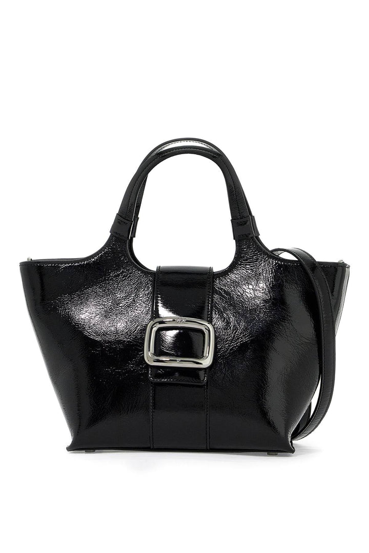 Bags - Roger Vivier Mini Viv' Chock Tote Bag In Patent - 242123ABS000008 - B999 - os - Ask Me Wear