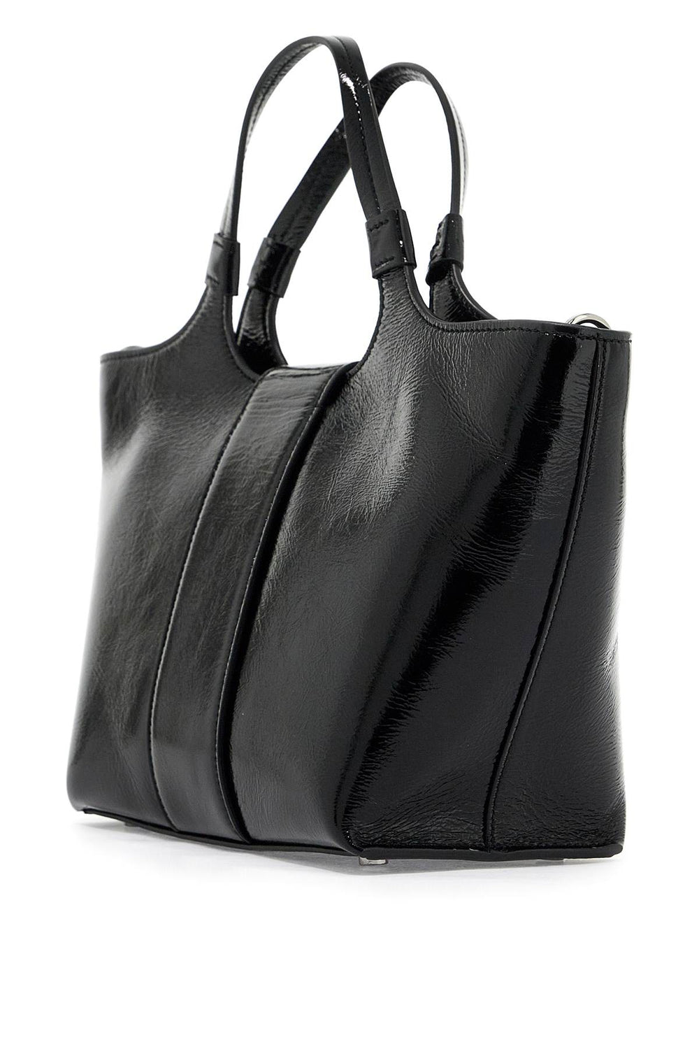 Bags - Roger Vivier Mini Viv' Chock Tote Bag In Patent - 242123ABS000008 - B999 - os - Ask Me Wear