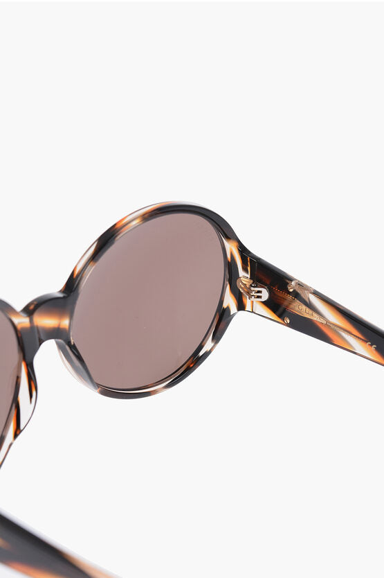 Gucci Round Sunglasses with Tortoiseshell Frame