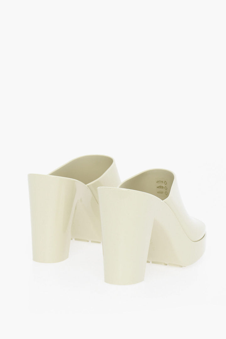 Bottega Veneta Rubber GLEAM Heeled Sandals 10cm