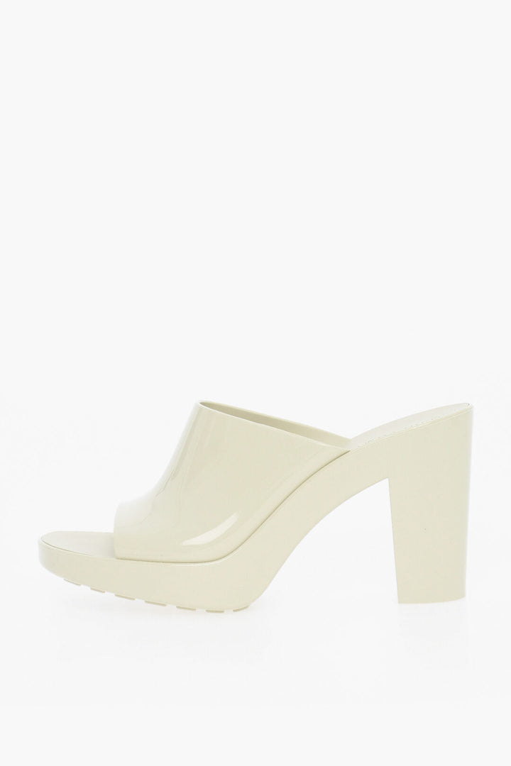 Bottega Veneta Rubber GLEAM Heeled Sandals 10cm