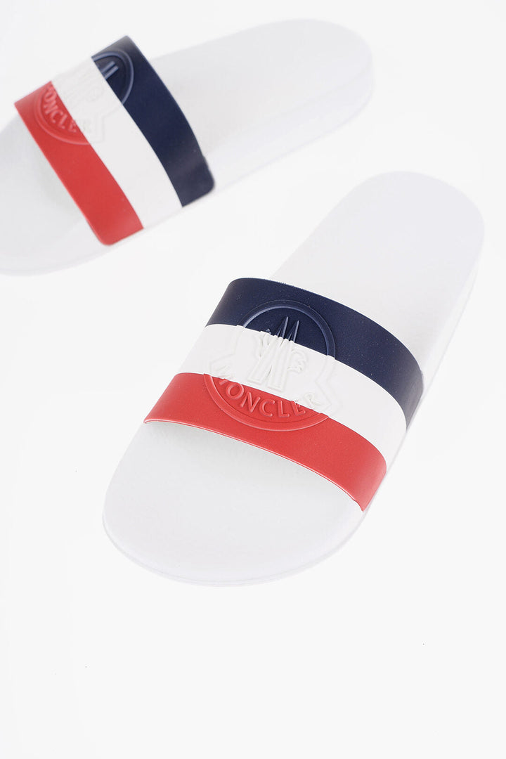 Moncler Rubber JEANNE Sldes with Embossed Logo